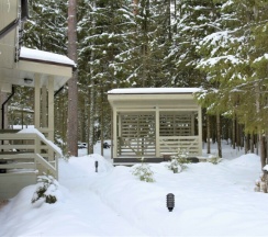 Домик на опушке с 2 спальнями 1-4 человека в Сосновый бор