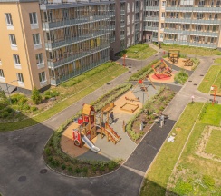 Квартира в Апартаменты на Меридианная д.6 корп.1 стр.1 парадная 9, кв 528
