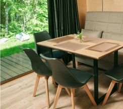 Дом с купелью с панорамными окнами и открытой террасой #5 в Уютные Ёлы