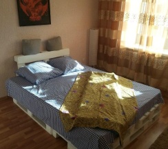 Номер эконом с 1 двуспальной кроватью в Панда
