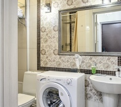 Двухместные апартаменты 17 Мансарда с видом на море двуспальная кровать в Exclusive Hotel&Apartments