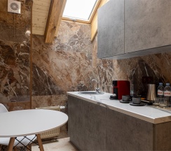 Апартаменты с балконом и видом на горы в Stellar collection chalet, Krasnaya Polyana