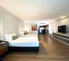 Двухместный семейный номер Standard 2 отдельные кровати в A-One Bangkok Hotel