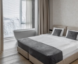 Супериор с ванной в Patrokl hotel&bistro