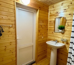 1–комнатный 5-местный Домик с мини-кухней и террасой в Кокос