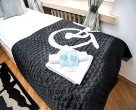 Двухместный номер с 2 отдельными кроватями в Guest room сад