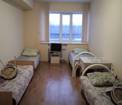 Кровать в общем эконом-номере (удобства на этаже) в Комфорт
