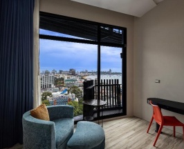 Двухместный номер Deluxe с видом на океан 2 отдельные кровати в Siam@Siam Design Hotel Pattaya