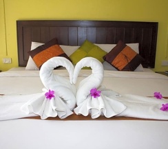 Номер Standard с красивым видом из окна в Koh Kwang Seaview