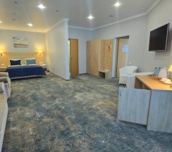 Полулюкс с двуспальной кроватью с видом на море в Бригантина