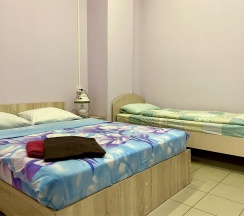 бюджетный трехместный номер без окна(8) в Милани