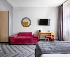 Двухместный номер Deluxe 2 отдельные кровати в Tulip Inn Rosa Khutor