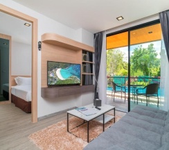 Двухместный номер Deluxe c 1 комнатой pool side двуспальная кровать в Grand Kata VIP