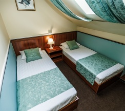 Стандартный двухместный номер,  2 односпальные кровати с традиционными матрасами. в Чеховъ