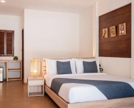 Двухместная вилла с видом на бассейн (двуспальная кровать) в The C Samet Beach Resort