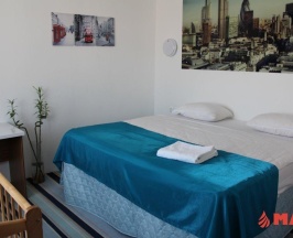 Номер с 1 двуспальной и 1 доп.кроватью в Maxrooms global sky