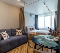 Nordic №516 | Студия с видом на Волгу в Nort на Родионова