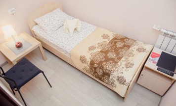 Бюджетный одноместный номер с общей ванной комнатой в ЗОО