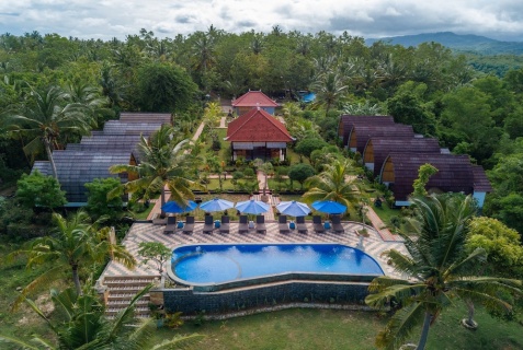Сакти: Отель Penida Sunset Ocean View Bungalows