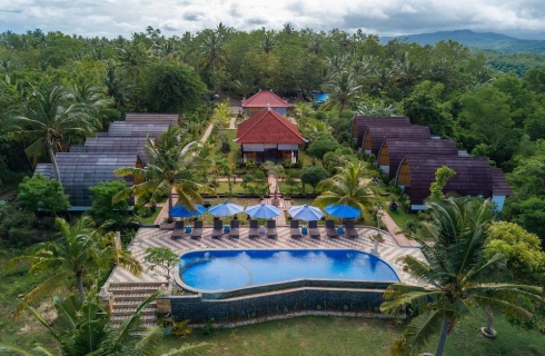 Индонезия, Сакти: Отель Penida Sunset Ocean View Bungalows