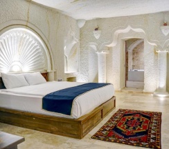 Двухместный люкс двуспальная кровать в Cappadocia Sweet Cave