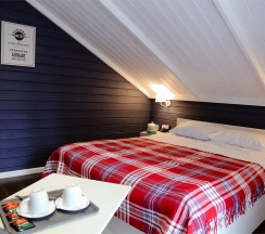 Семейный номер с кроватью King Size в Vyritsa Village