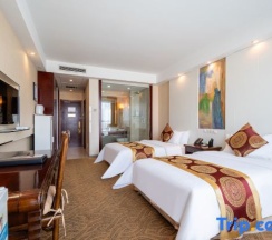 Двухместный номер Deluxe 2 отдельные кровати в Linghai Hotel