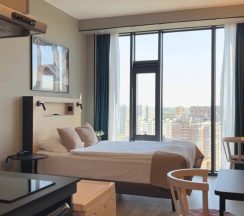 Двухместный номер Superior с красивым видом из окна двуспальная кровать в ЛунаПулково