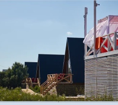 Шестиместный коттедж с красивым видом из окна в Beta