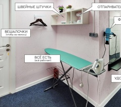 Номер с двумя раздельными кроватями в Уют на Варшавке
