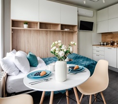 Country - 4х местные апартаменты-студия у Ботанического сада (10 этаж) в Smart Lofts Moscow