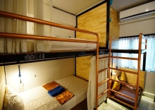 Кровать в общем номере Цокольный этаж в Sleep Owl Hostel