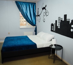 1 двухспальная кровать в Hostel Vega