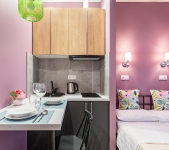 1-комнатные апартаменты студия в InHome24 (ИнХоум24) на аллее Берёзовая 19к6