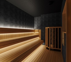 Двухместный семейный номер Standard 2 отдельные кровати в Natural Hot Springs Spa Hotel Hananoi Osaka