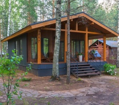 №12 BarnHouse 70m2 с сауной (оснащение дома, стоимость сауны см. Подробнее) в Les holidays