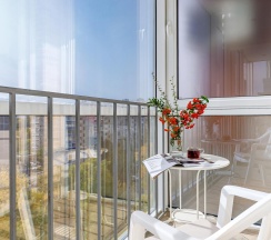 1-комнатные апартаменты улучшенные в Апельсин