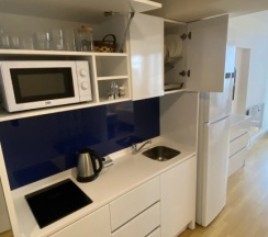Трёхместная студия с балконом и с видом на море в Апарт-отель MyGeorgia LLC Orbi City