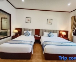 Двухместный номер Deluxe с видом на сад 2 отдельные кровати в Santa Garden Resort