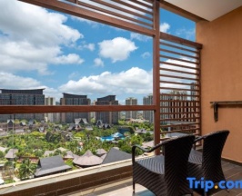 Двухместный номер Deluxe с видом на сад 2 отдельные кровати в Mangrove Tree Resort World Sanya Bay (Coconut Tower)