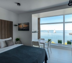 Panorama sea view Studio (Панорамный вид на море, до 3 гостей), Станюковича 48/5 в Vvo apartments group