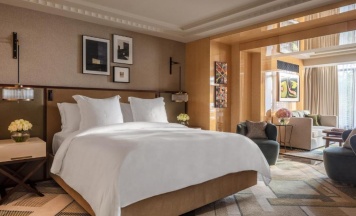 Двухместный люкс Executive Conservatories двуспальная кровать в Four Seasons Hotel London at Park Lane