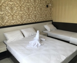 Комната стандарт с 1 односпальной и 1 двуспальной кроватью в Air Azov