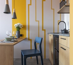 Студия с 2  раздельными кроватями в Apartments&Hotel Trend