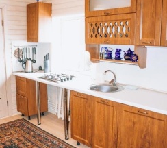 Апартаменты с 2 комнатами с красивым видом из окна в Велия