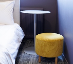 Небольшой двухместный номер с личными удобствами вне номера в Simple hotel B9
