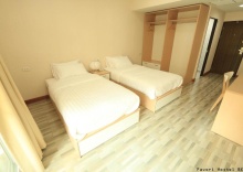 Двухместный номер Standard 2 отдельные кровати в Favori Hostel Bangkok Surawong