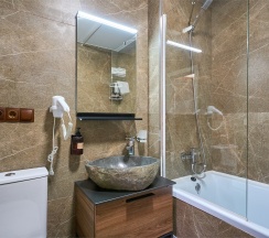 Студия четырёхместная с мини-кухней и балконом в Астра де Роза