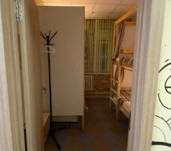Отдельный четырехместный с двуярусными кроватями в Nice hostel