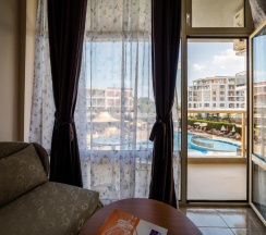 Двухместный номер Standard с балконом двуспальная кровать в Hotel Kavkaz Golden Dune